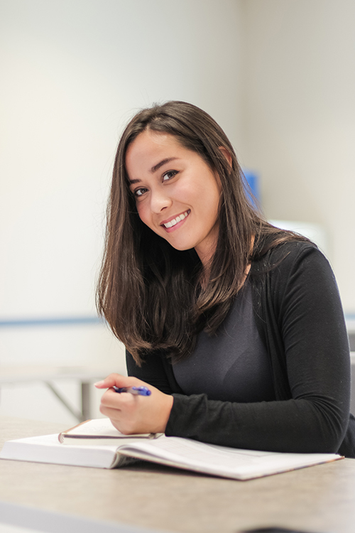 Student writing