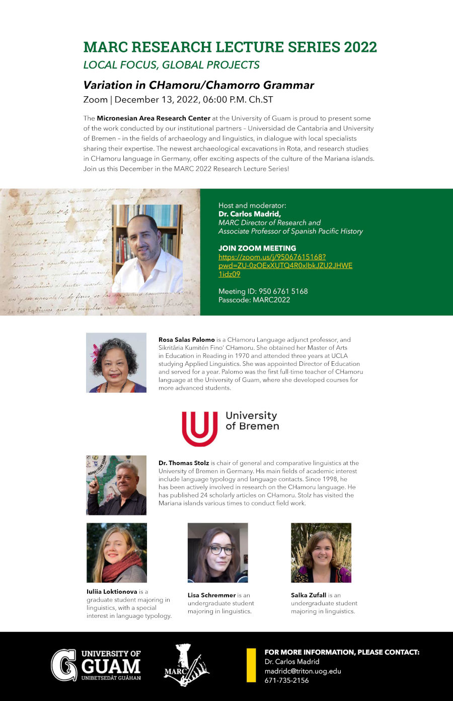 MARC Research Series Flyer