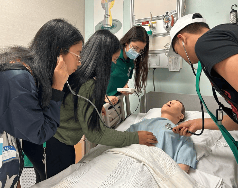 High school students from a prior Upward Bound summer program