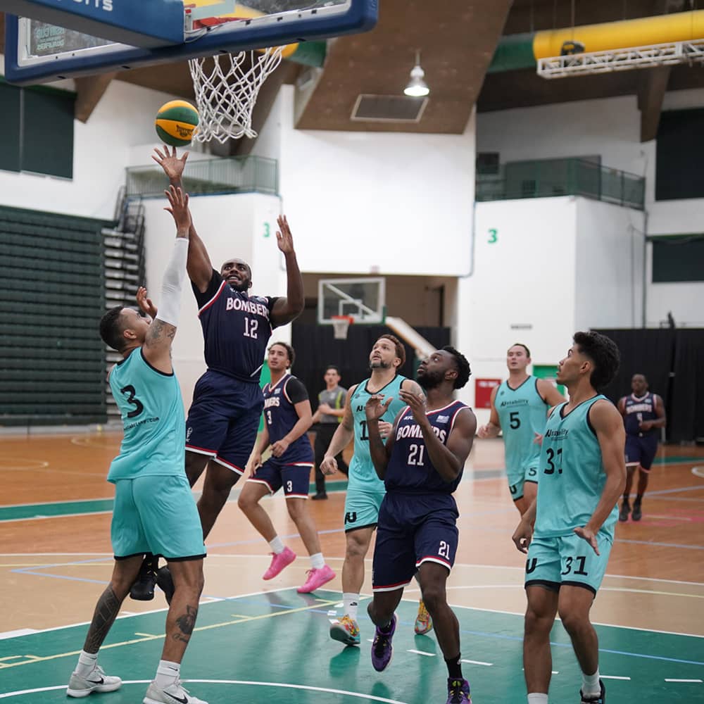 Team Austability defeated the KFC Bombers on Monday night, April 14, to claim the #1 Seed for Triton Men's Basketball League playoffs