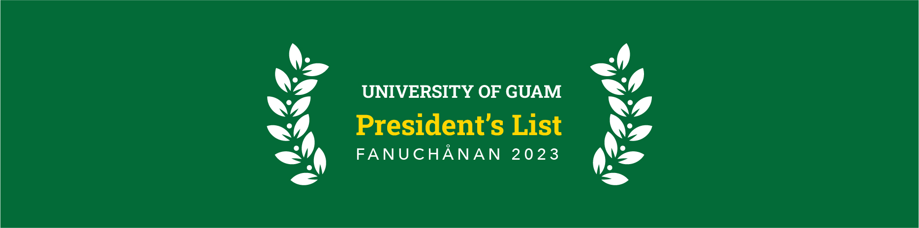 President's list Fanuchanan 2023